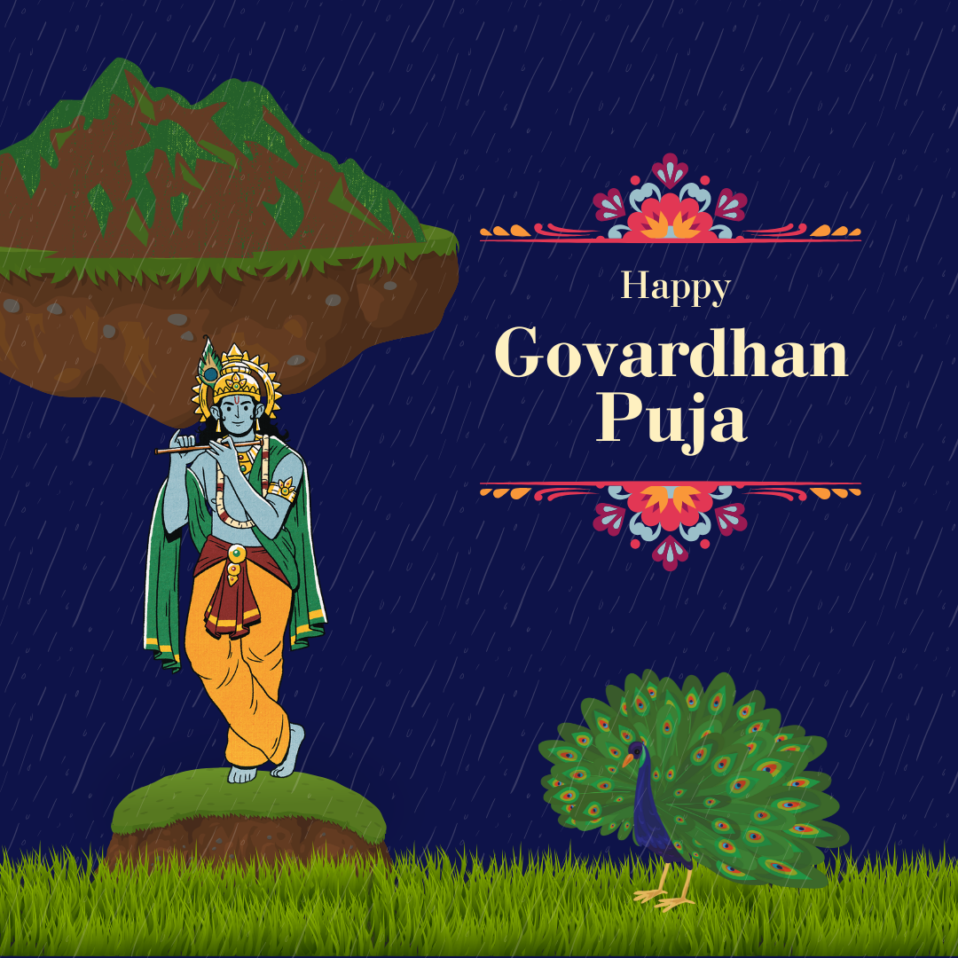 Govardhan Puja: The Sacred Festival Honoring Govardhan Mountain