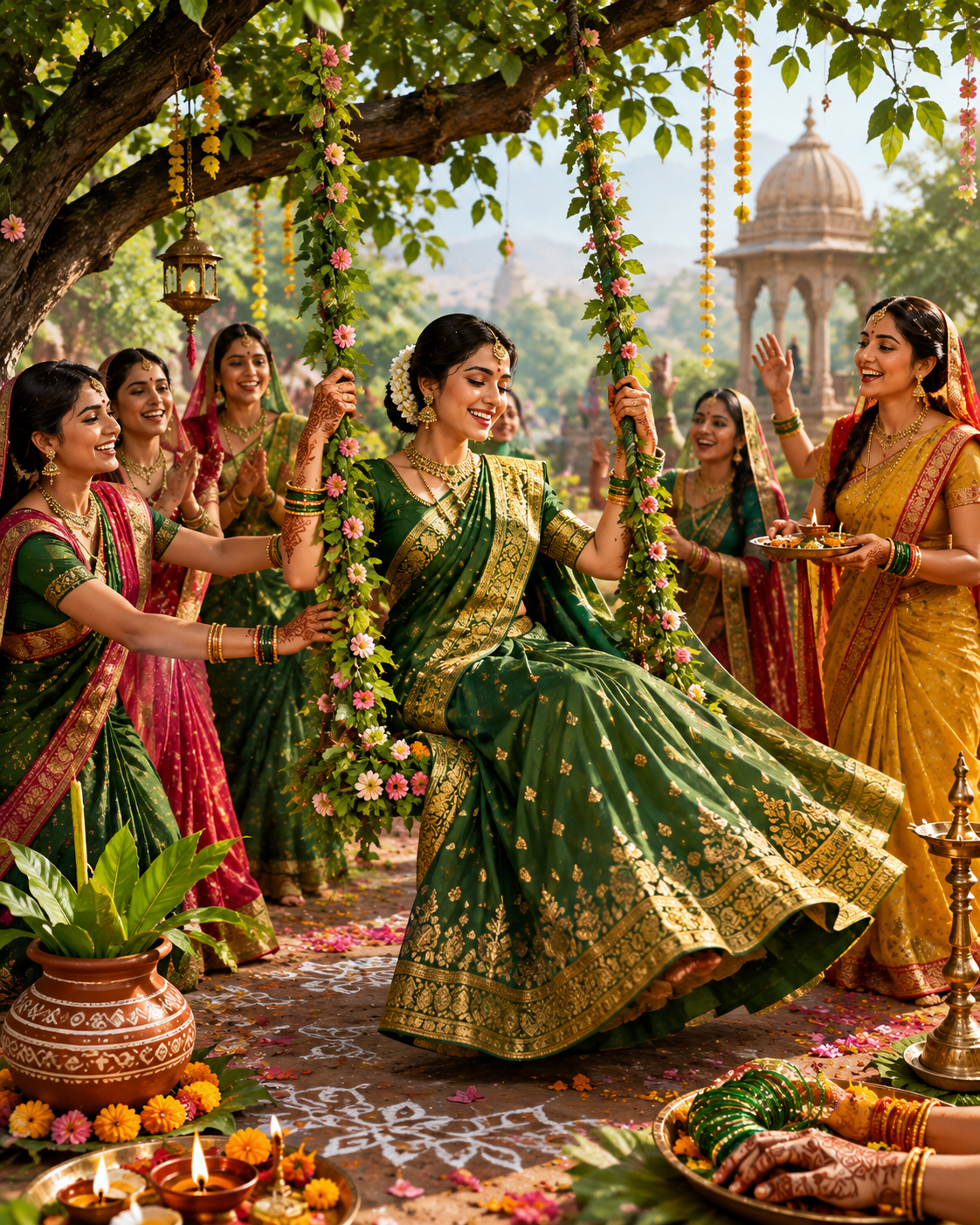 Hariyali Teej: Celebrating the Divine Union of Shiva and Parvati
